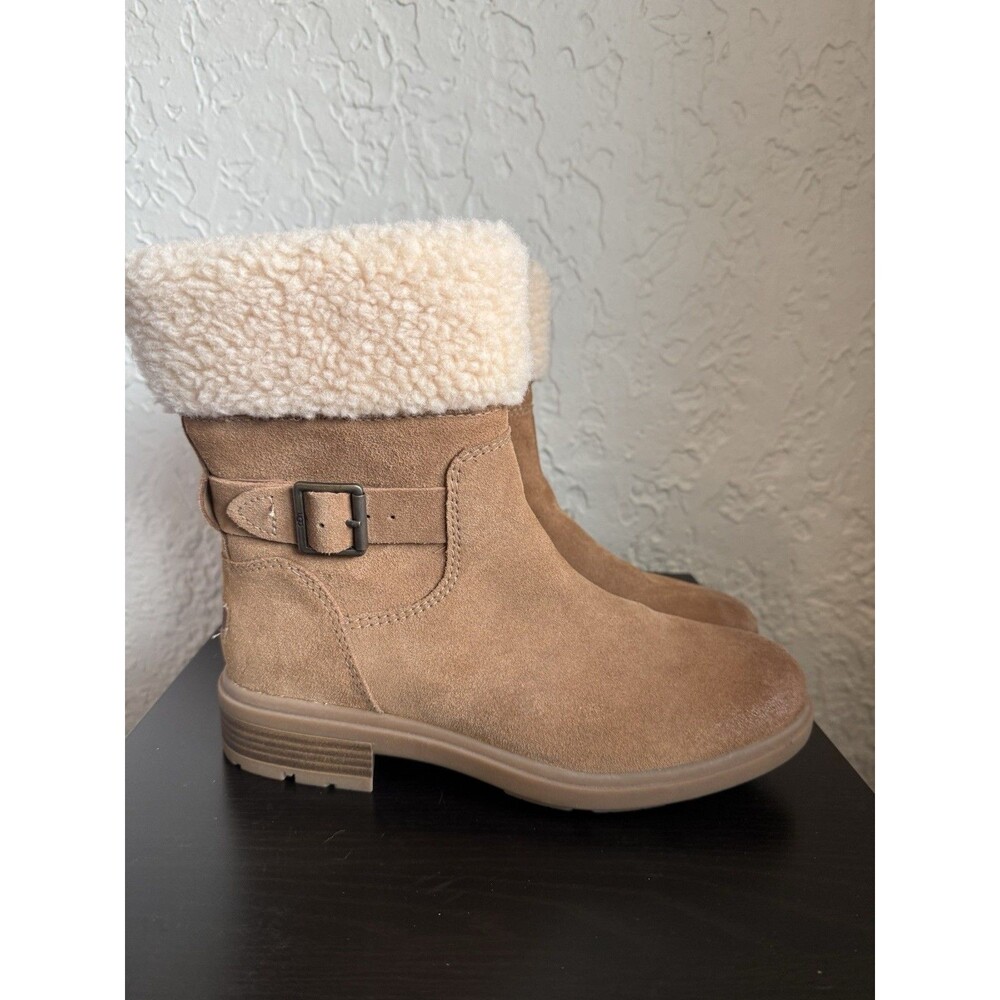 Ugg Women's Harrison Cuff Winter Warm Suede Boots 1120773 Sz 8